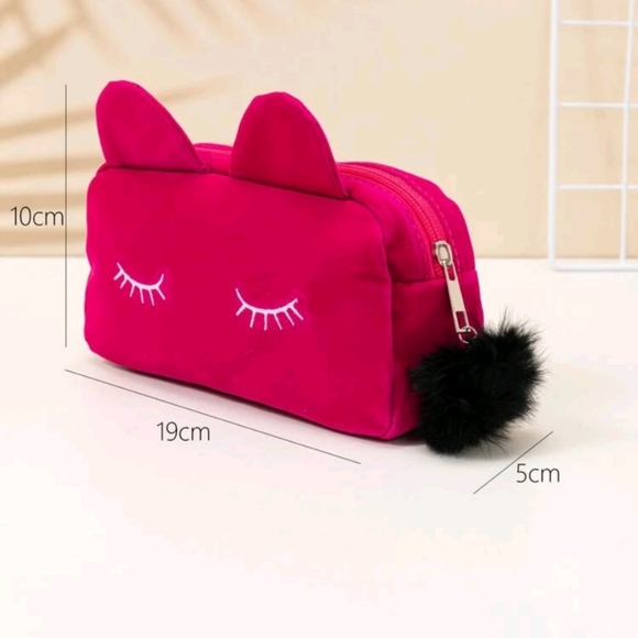 1pc Solid Color makeup bags - Picture 3 of 8